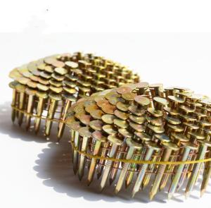 China 15 Degree E. G. Wire Welded 32mm Pneumatic Coil Nail for Steel Roofing Construction wholesale