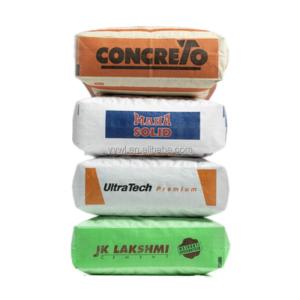 China 20KG 25KG 40KG 50KG PP Cement Bags woven Block Bottom Valve Cement Bag ISO9001 wholesale