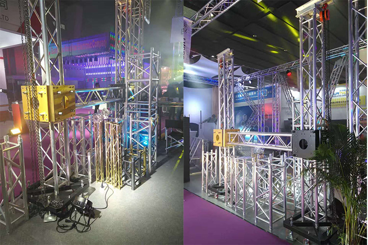 Outdoor Event Stage Screen Display Concert Truss 400*400mm with 25*2mm Brace Tube
