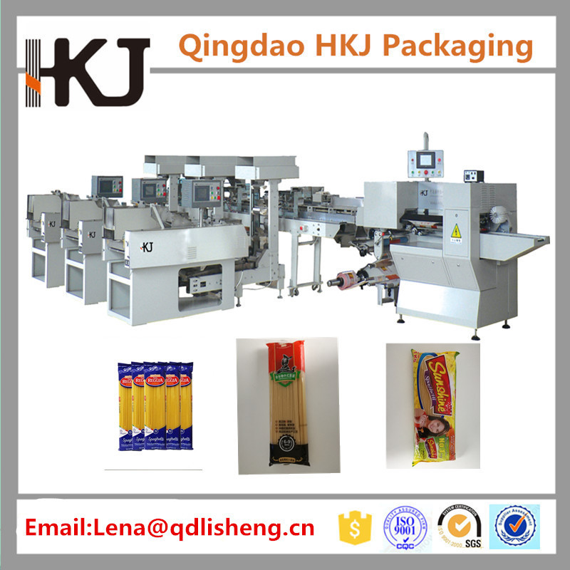 High Quality Full Automatic Spaghetti Packing Machine with Three Weighers
