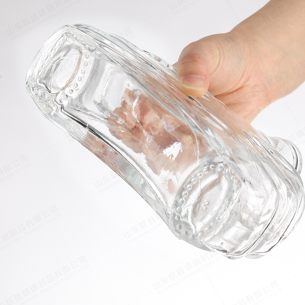 Hot Stamping Design Custom Size Accepted Glass Bottles for Whisky Gin Tequila Liquor