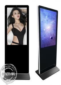 China Win10 43 Inch Indoor 4K UHD Interactive Touch Screen Kiosk With HD Camera wholesale