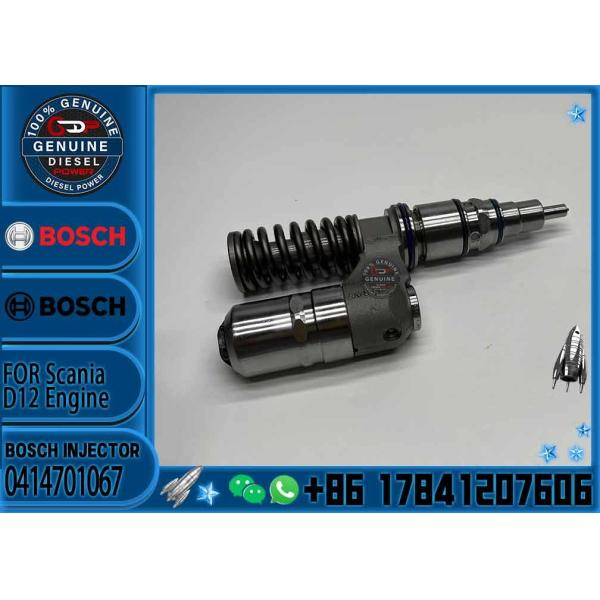 Diesel Unit Fuel Injector 0414701067 0414701045 1805343 For Scania R340 P340 10.6 d