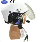 Black Pilot helmet light Aviation helmet high quality aircraft helmet black