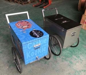 China Africa popsicle ice cream cart,ice cream push cart with umbrella wholesale