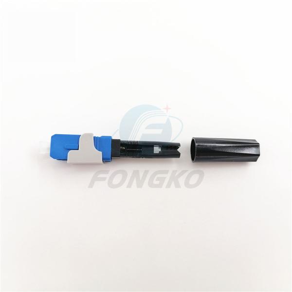 Simplex Fast Fiber Optic Cable Sc Connector UPC Ftth Cable Connector
