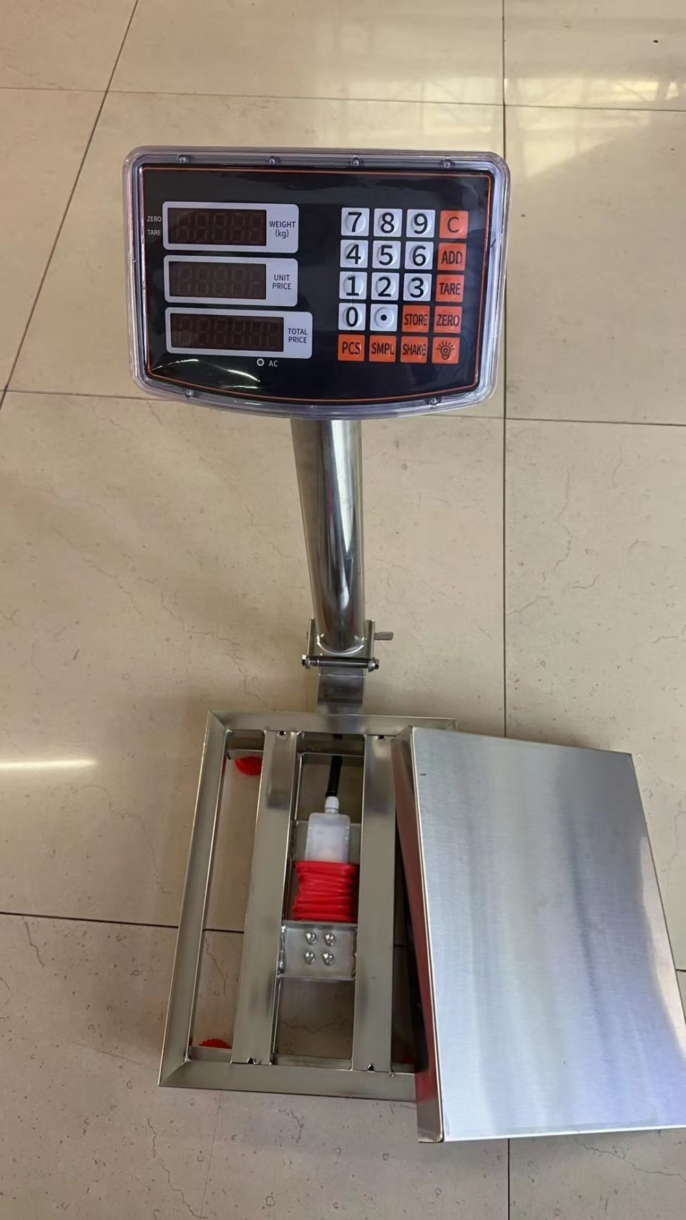 Customizable 150kg-500kg Industrial Digital Electronic Bench Scale OEM Supported Steel Platform Weighing Tool