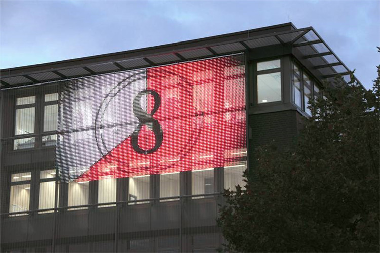 Transparent Mesh Glass Wall Panel P16.67 DIP Outdoor Led Curtain