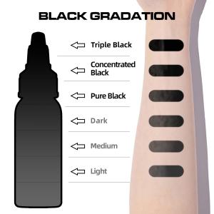 China Concentrated Black Quality Tattoo Ink 60ML Eyebrow Tattoo Ink wholesale