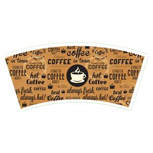 China Paper Cup Fan PE Coated Paper for Hot and Cold Deverage 3oz-22oz Eco-Friendly Materials wholesale