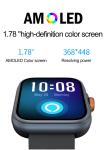 GPS 1.78'' Sleep Tracker Smart Watch AMOLED Android Touchscreen Watch Lightweigh