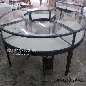 China Vintage Round 1450x550x950mm Jewellery Shop Showcase wholesale