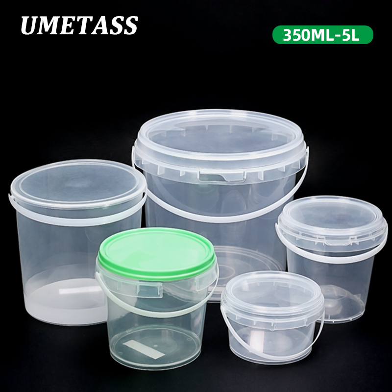 UMETASS 1L Honey Bucket Leakproof Sauce Barrel Made from 100% Material and PP Molding