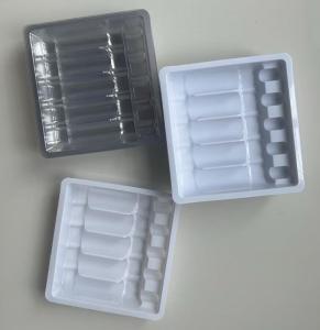 China Custom 5ml Ampere Packaging Tray Medicine Packaging Boxes Rectangle Shape wholesale