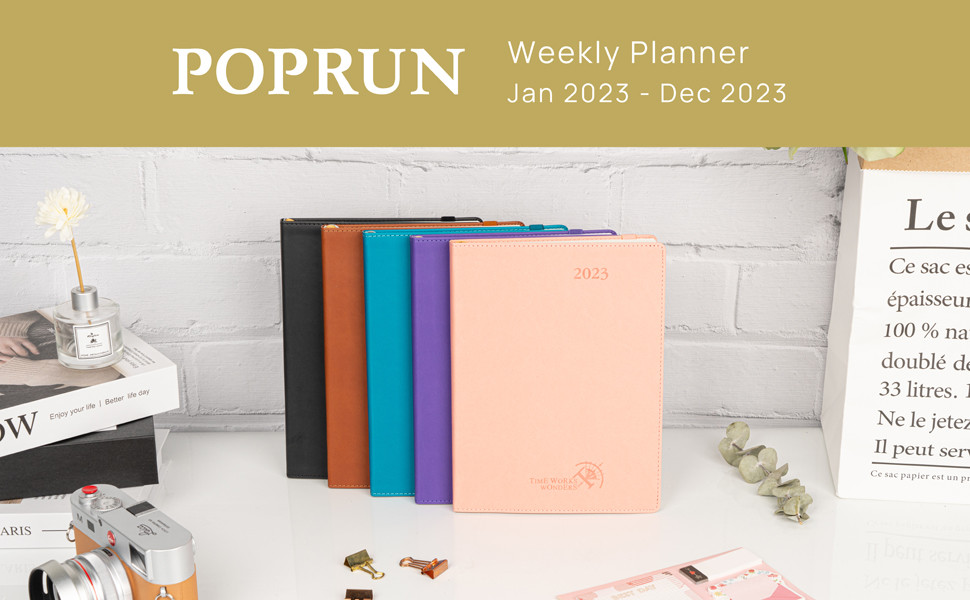 Ink Resistant Paper Custom Academic Planner , 7 Day Weekly Planner 2023 2023