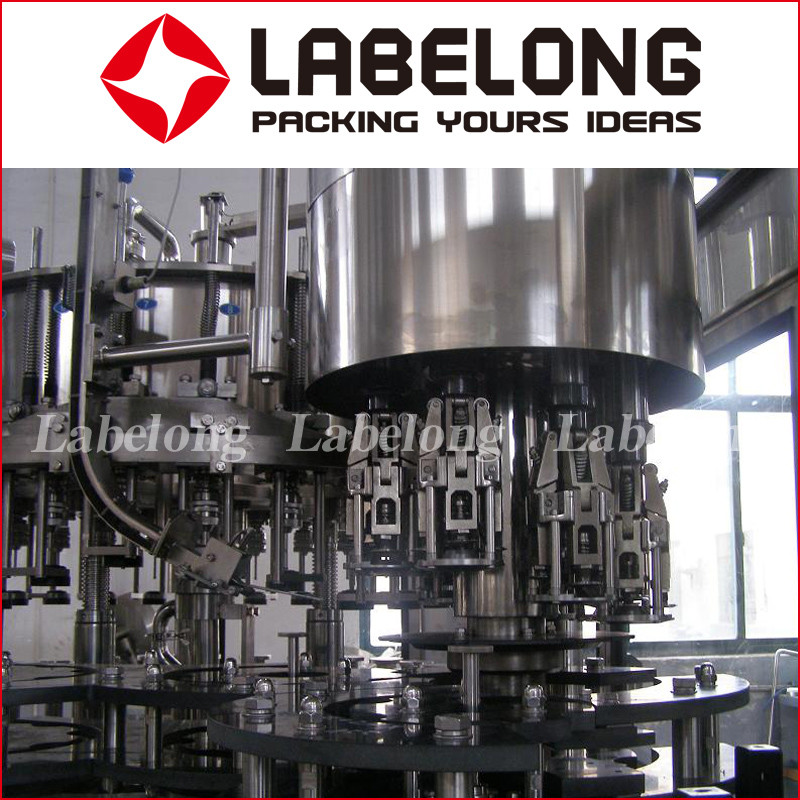 Automatic Carbonated Drink Bottling Machine 2.5-8KW 3 In 1 PLC Control