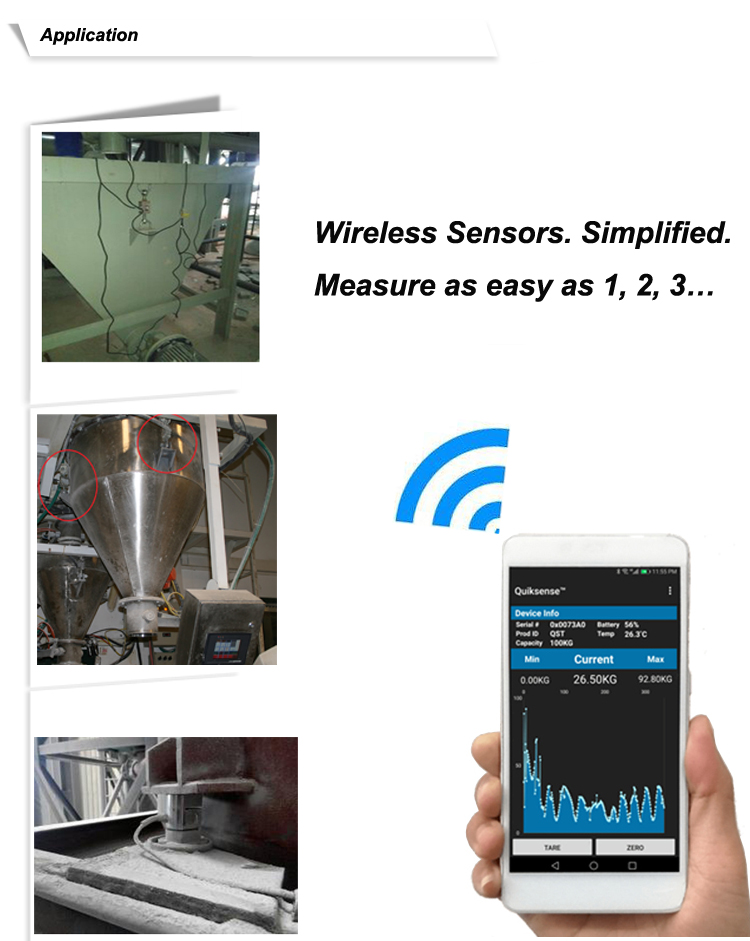 Wireless module load cell BT Weight Sensors