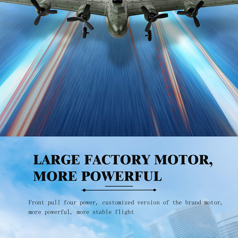 State of Assembly Ready-to-Go Foam Glider Toy Gift Toys Fx-817 Aircraft Model B17 Bomber Outdoor Remote Control Fixed-wing