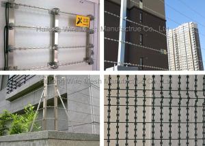 China 2.5mm Concertina Razor Wire Fence , HUILONG Barbed Razor Wire Fencing wholesale