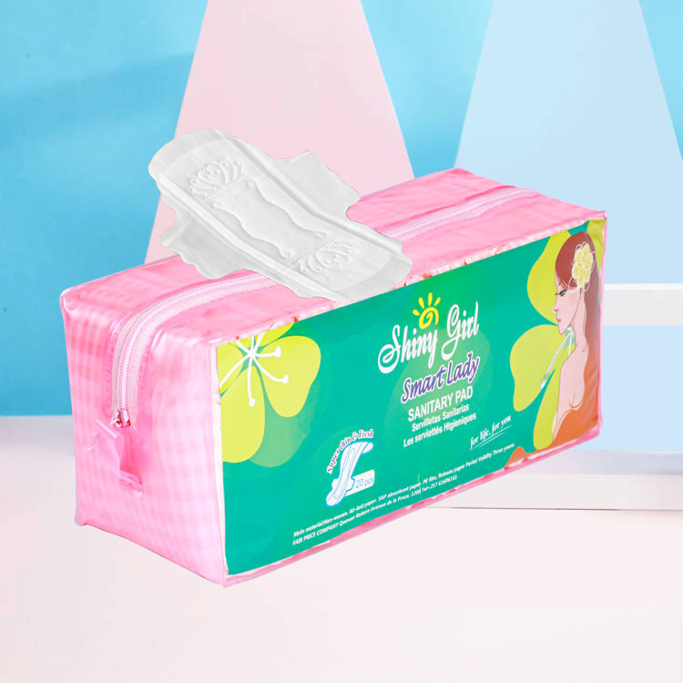 Custom Private Napkins Label Zipper Bag Mix Package ultra Thin and Thick 280mm Pads Large Sanitary Napkins