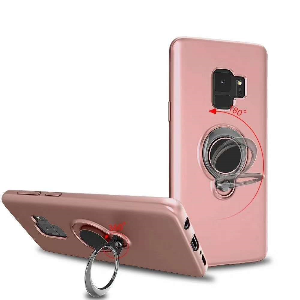 Paited Color Ring Magnetic Car Mount Holder Soft TPU Case Back Cover For Xiaomi Redmi NOTE6 Pro Redmi6/Redmi6A MI8SE S2