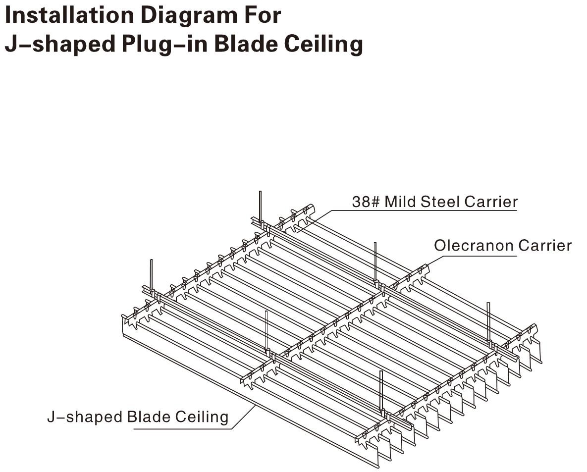 Interior Aluminum Suspended Linear Metal Open Cell Ceiling Tiles For Metro Station Decoration Materials