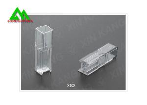 China Clear Disposable Quartz Cuvette For UV Vis Spectroscopy 10mm Path Length wholesale
