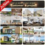 35 Watt Metal Blade Ceiling Fan Energy Saving Silent Decorative