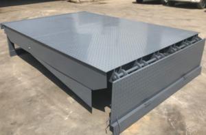 China Lift Stationary Hydraulic Loading Dock Leveler With Safety Adjustable Electric on sale