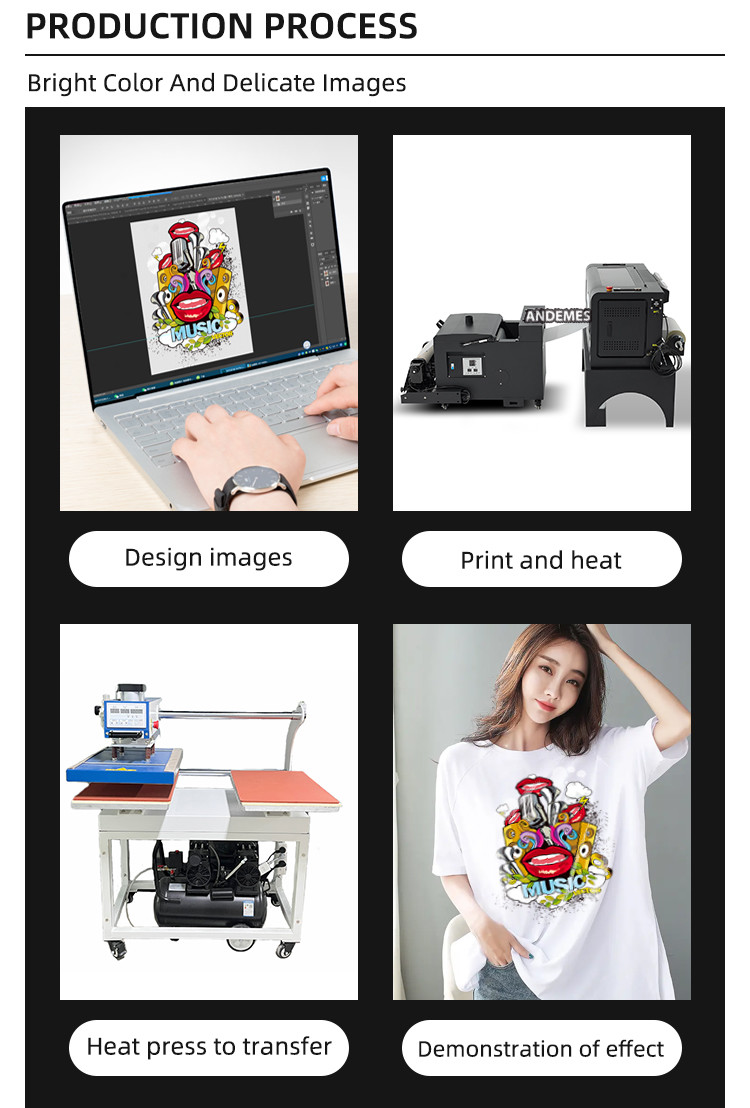 300mm Print Dimension Cloths Printer for T shirt Printing Roll to Roll Dtf Printer