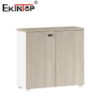 Modern Style Walnut Wood Filing Cabinet Under Desk Customizable