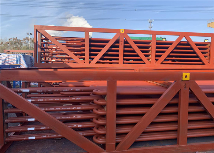 ISO9001 Inverted Incinerator Superheater Coil corrosion resistant