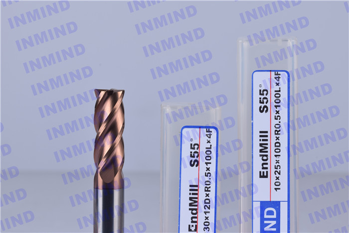 Milling Machine Cutting Tools Radius Cutting Tool , Two Flute / Four Flute End Mill