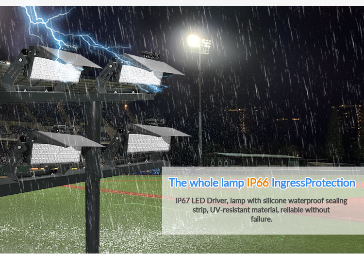 AC110V LED High Mast Light 250W Industrial Led Flood Lights For Bridge