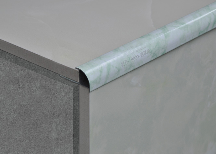 marbling aluminum tile trim profile