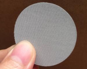 China 14 micron dutch weave stainless steel mesh filter disc/Stainless steel metal filter disc wholesale