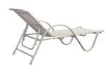 Metal Garden Furniture UV Resistance Outdoor Sunbed