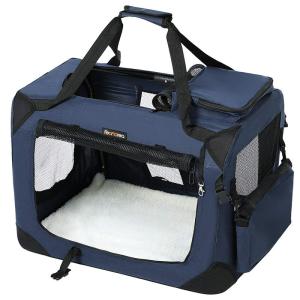 China Transport Stylish Songmics Pet Carrier Robust Crate Shape Keep Stable Durable wholesale
