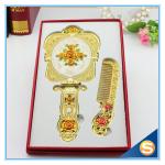 Rose Design Metal Materials Vanity Girl Hollywood Cosmetic Makeup Table Mirror