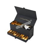 Gold Paper Magnetic Chocolate Box Wine Bottle Packaging Boxes Sophisticated