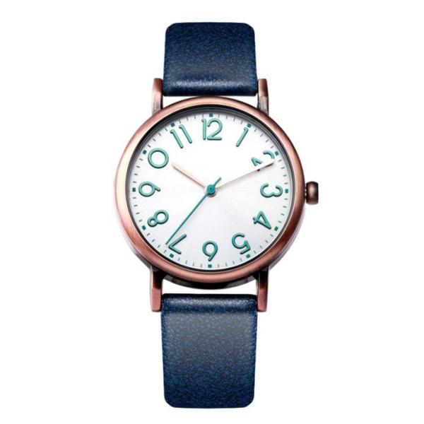 Quartz Movement Ladies Leather Watch Vogue 30m Life Waterproof Small Leather