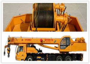 China 25t Faw Hydraulic Truck Crane 70km / H Max Traveling Speed For Building Site wholesale