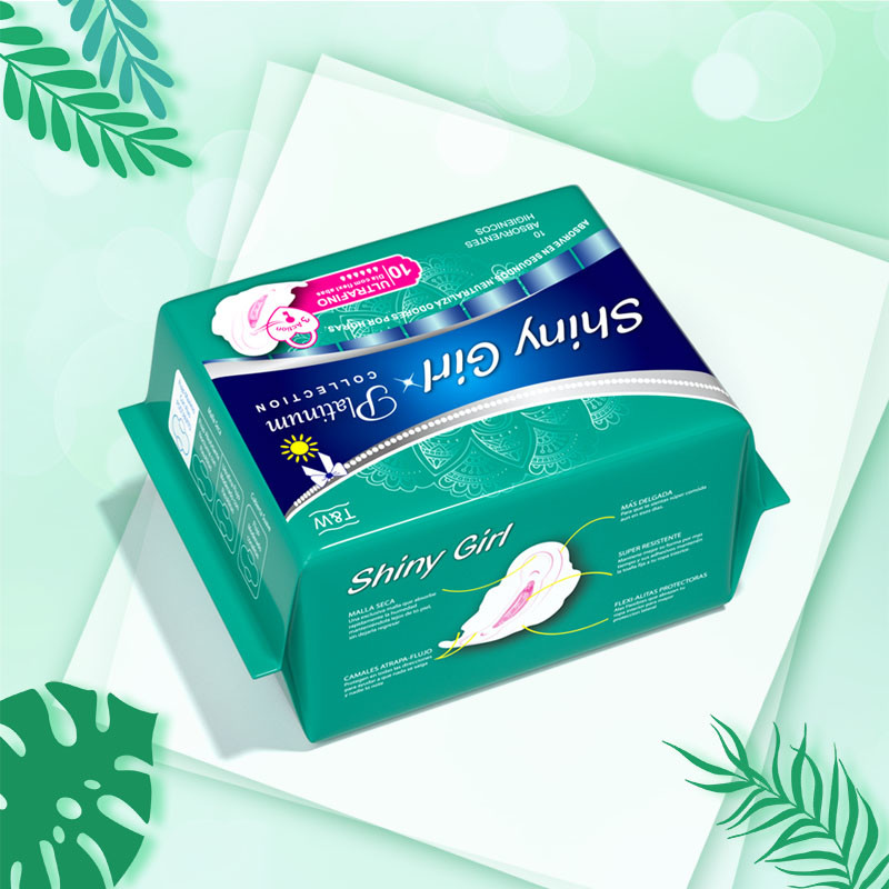 Trifold Night Use Sanitary Napkin Anion Pad Pads 230 240 270 320mm For Women