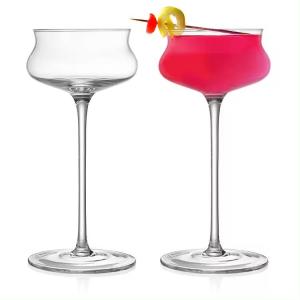 China 10 Oz Custom Clear Cocktail Glass Martini Glasses Bar Glassware wholesale