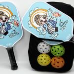 Persius Shape Glass Fibre Pickleball Paddle 13mm Thickness 41.8cm Length 225g