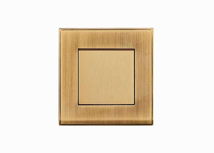 Amertop New Modern Design Brass Wall Switch And Socket For Villa And Apartment