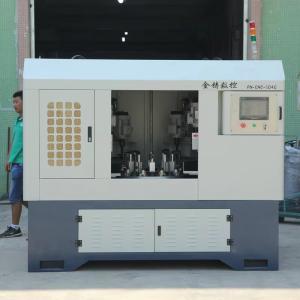 China 4 Grinding Heads Rotary Table Metal Polishing Machine For Stainless Steel Aluminum Products Mirror Polished wholesale