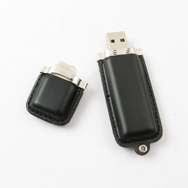 Customized Colors Leather Flash Drive Memory 30MB USB 3.0 256GB 512GB