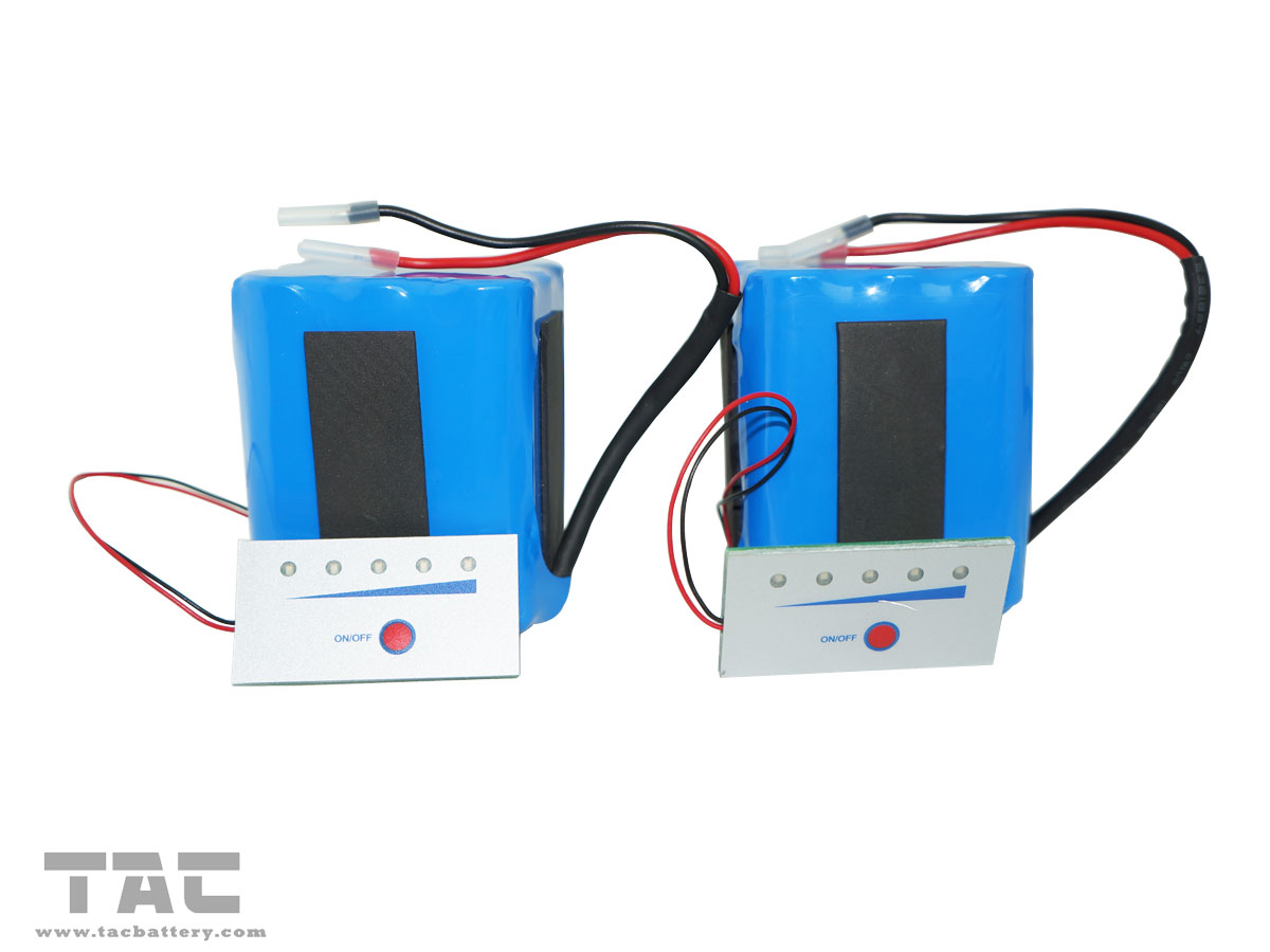 11.1V 6.6Ah LiFePO4 Batteries Pack with Electronic Display for UPS