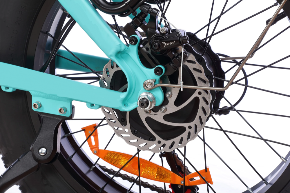 Kids 20 Inch Electric Fat Tire Bike Hidden Battery 48V 500W Step Through Fat Tire Ebike